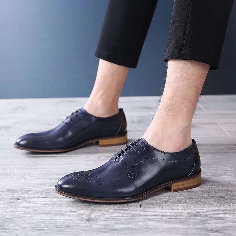 

men fancy pu leather dress shoes for spring, Picture