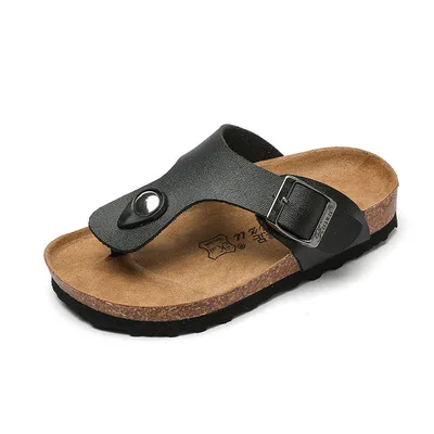 

2021 children's cork slippers boys non-slip girls Korean sandals and slippers flip-flops, As picture