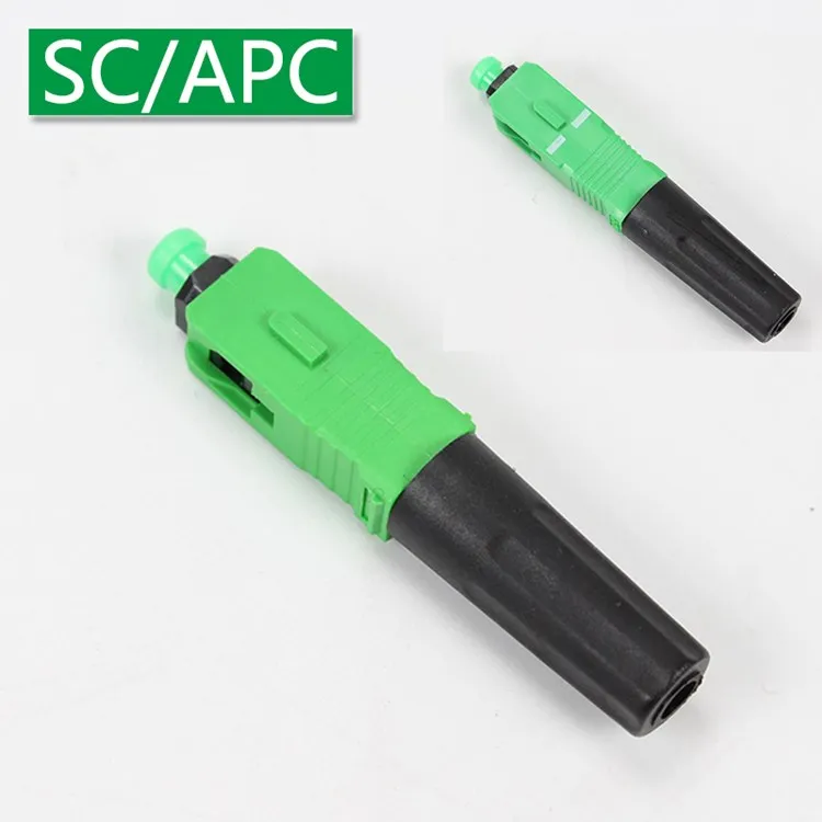 FTTH 55mm single mode fast connector fiber optic sc apc For 2.0mm 3.0mm drop cable