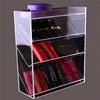 Custom Cosmetic Display Unit Clear Acrylic Makeup display counter shelf display stand