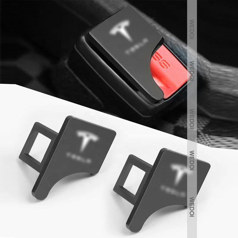 

Safety Belt Buckles For Tesla Model 3/Y/S/X Plug Seat Belt Lock Clips For Tesla Model 3/Y Car Accessories 2023