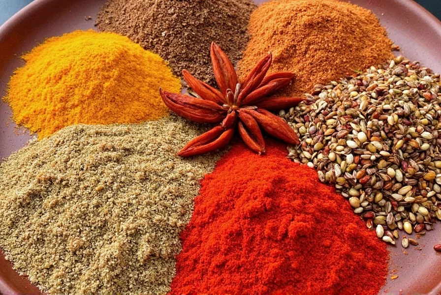Spice Rack with Various Containers