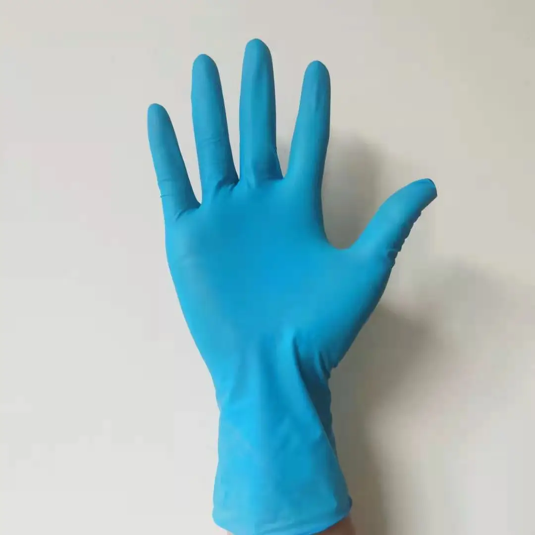 

Blue Nitrile Gloves Powder Free Disposable NItrile gloves Non medical