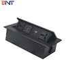 gas pop up panel desktop socket with 2 power and two data /desktop popup socket box