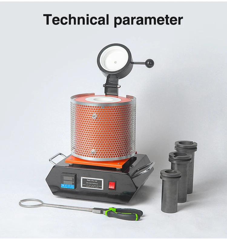 Yihui Brand Gold Bar Making Machine Mini Melting Furnace For Gold And