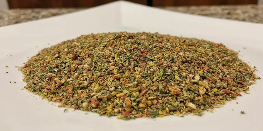 Close-up of herbs de provence in a bowl