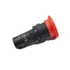 Mushroom head plastic button switch 22mm size emergency stop push button