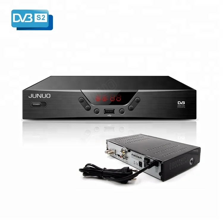 

OEM free to air digital satellite tv receiver combo receiver dvb-s2 dvb-t2, Black