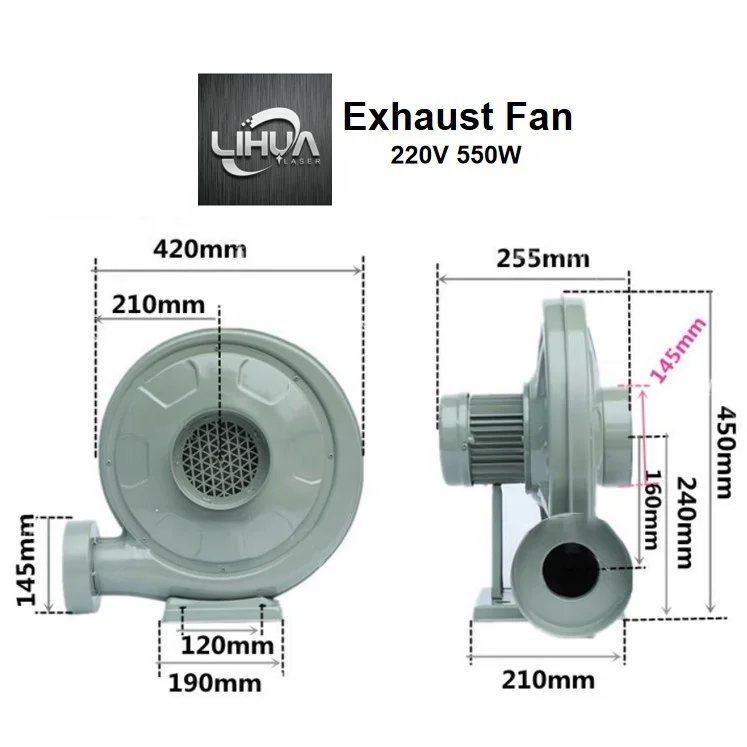 Fume Extractor, 550W, Centrifugal - detail 12