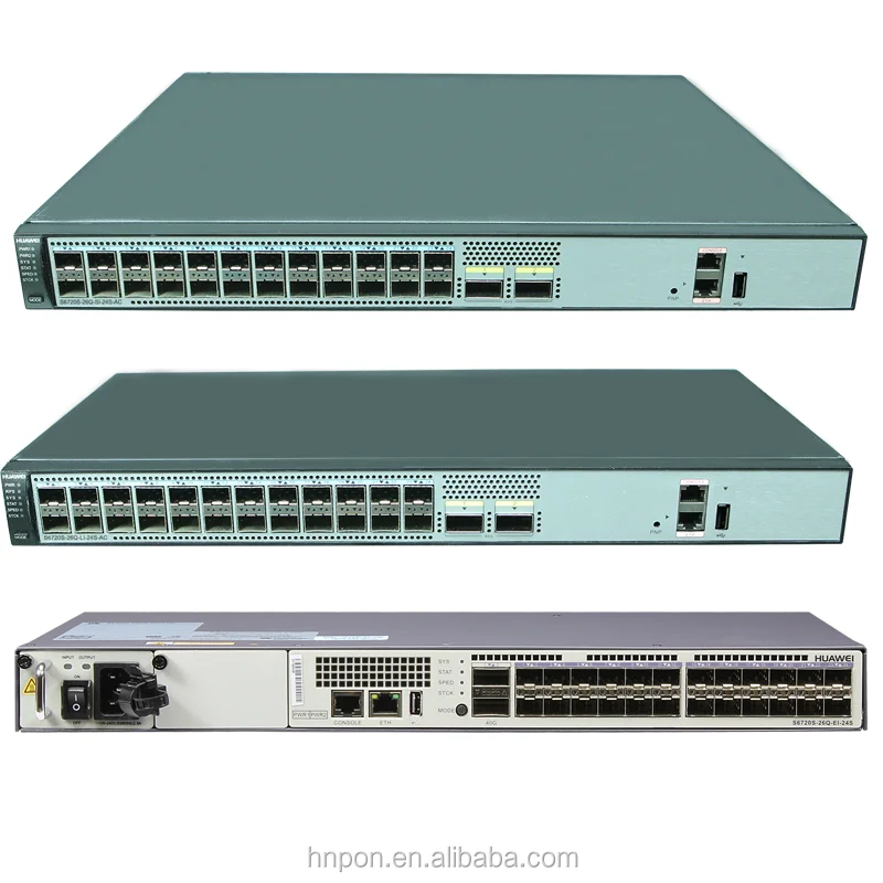 S6720S26QLI SI EI24SAC Huawei Switch 24*10GE SFP+ 2*40GE QSFP+