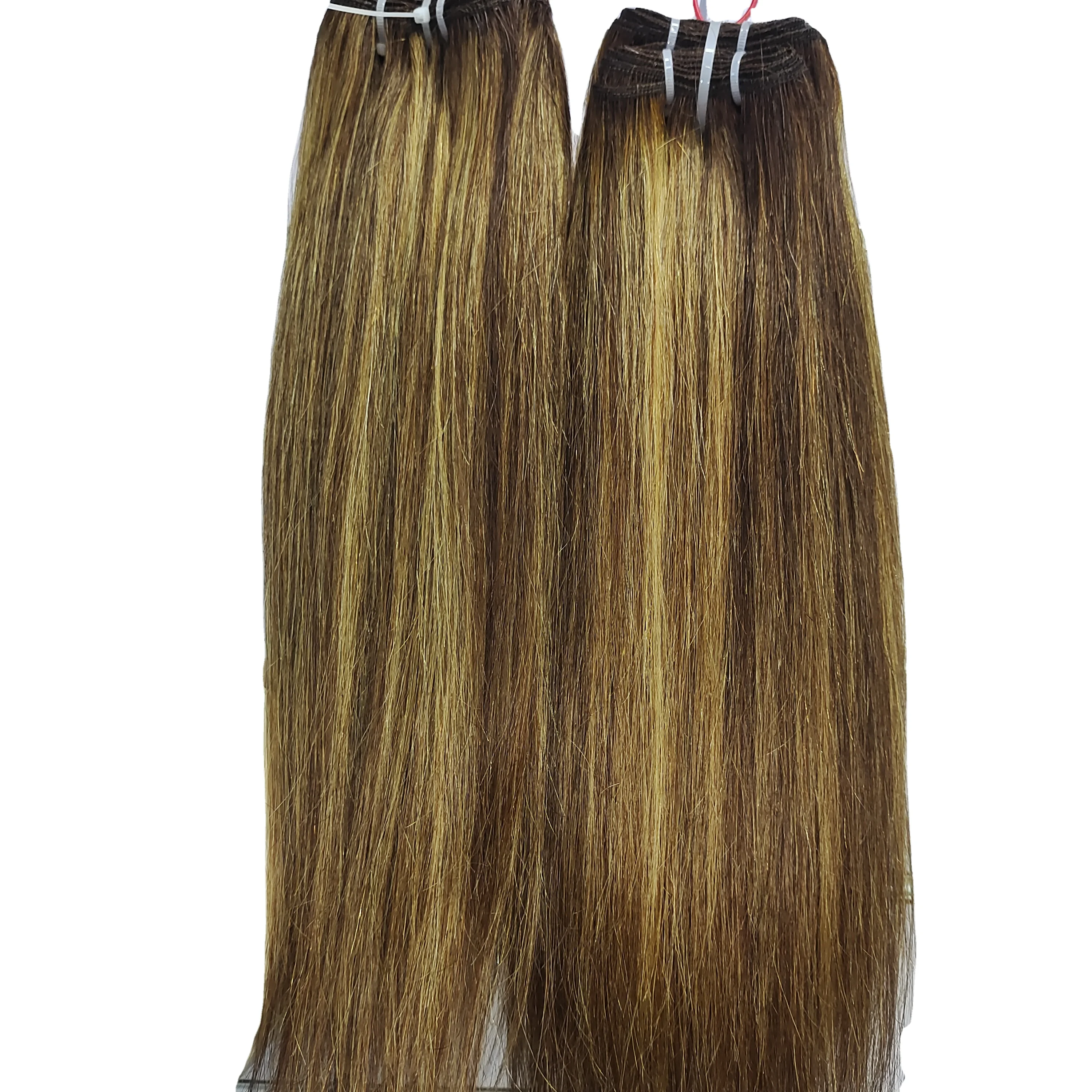 

Highlight Hot sale Wholesale Brazilian human hair bundles weaves hair extensions piano color for Africa women human hair