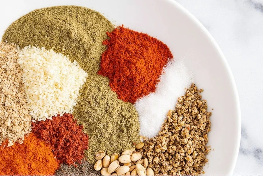 OXO spice containers on countertop