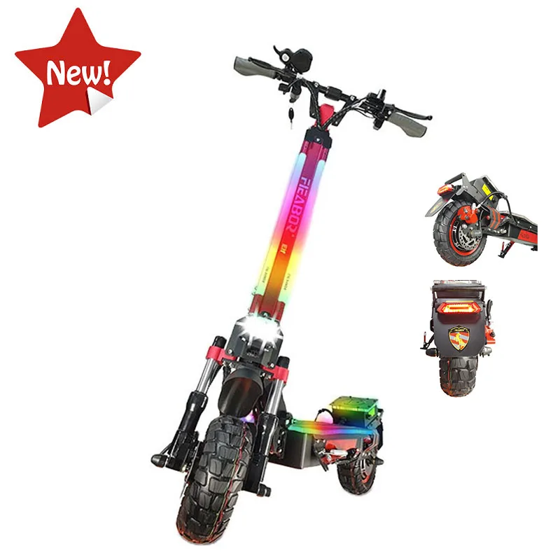

Electric Scooter 2000w 1000w Whole LED Colorful Light Cool Style Daul Motor Off Road Adult Powerful Foldable Scooter