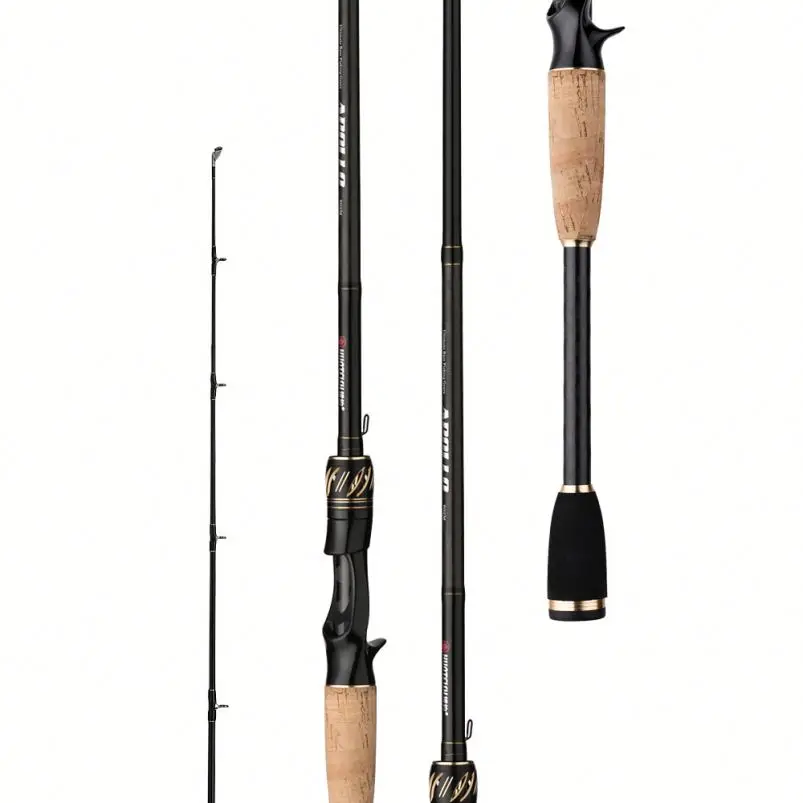HM Carbon 1.8m 2.1m 2.4m Double Tips Fishing Rod Casting