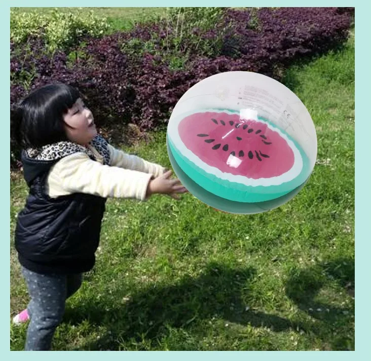 充气沙滩球水球半西瓜夏季风格