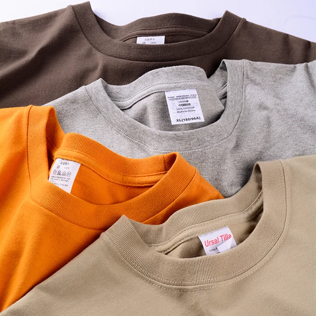 YinQU Custom 250 GSM 100% Cotton White T-Shirt for Men Oversize Plain Blank Knitted Fabric With O-Neck Breathable and Sustainabl