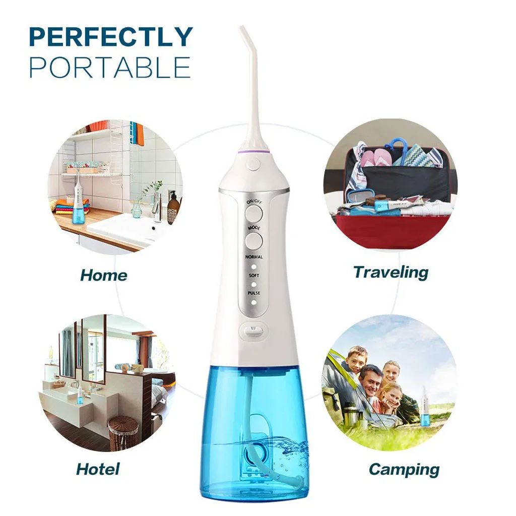 Portable Dental Water Jet Rechargeable Oral Irrigator Water Flosser