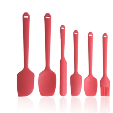 

LOVE'N LV554B New Amazon 6-piece cake spatula oil brush cream scraper set silicone baking tools