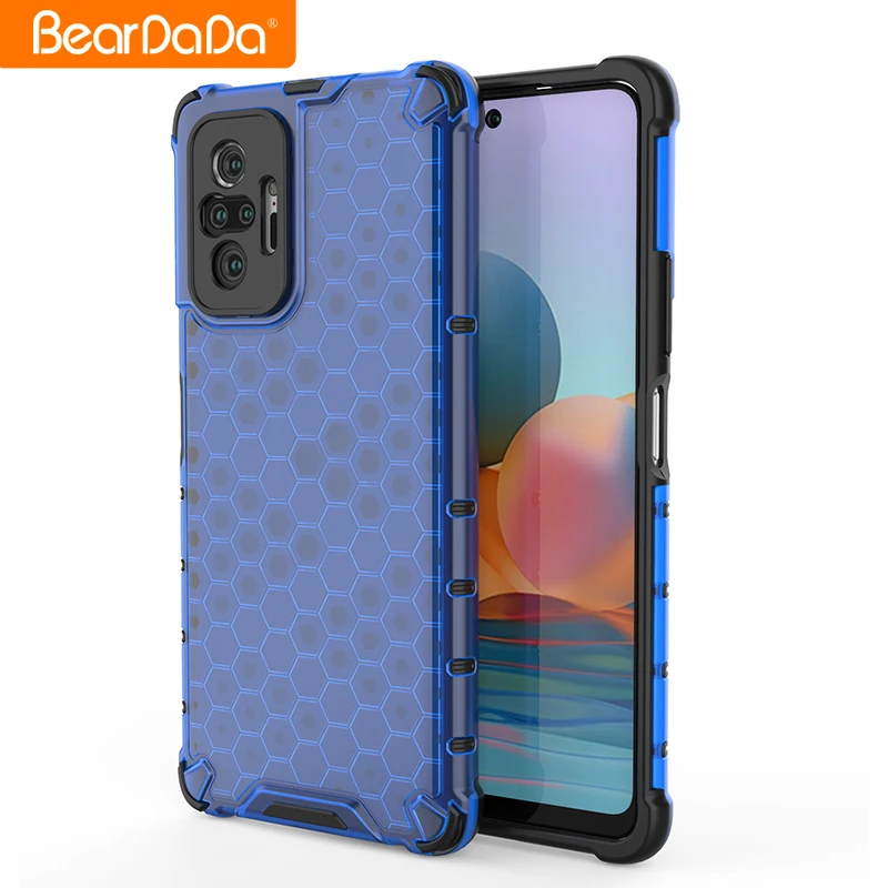 

anti shock silicone 2 in 1 back cover for redmi NOTE 10 PRO/Note10 pro Max cell phone accessories original mobile phone case