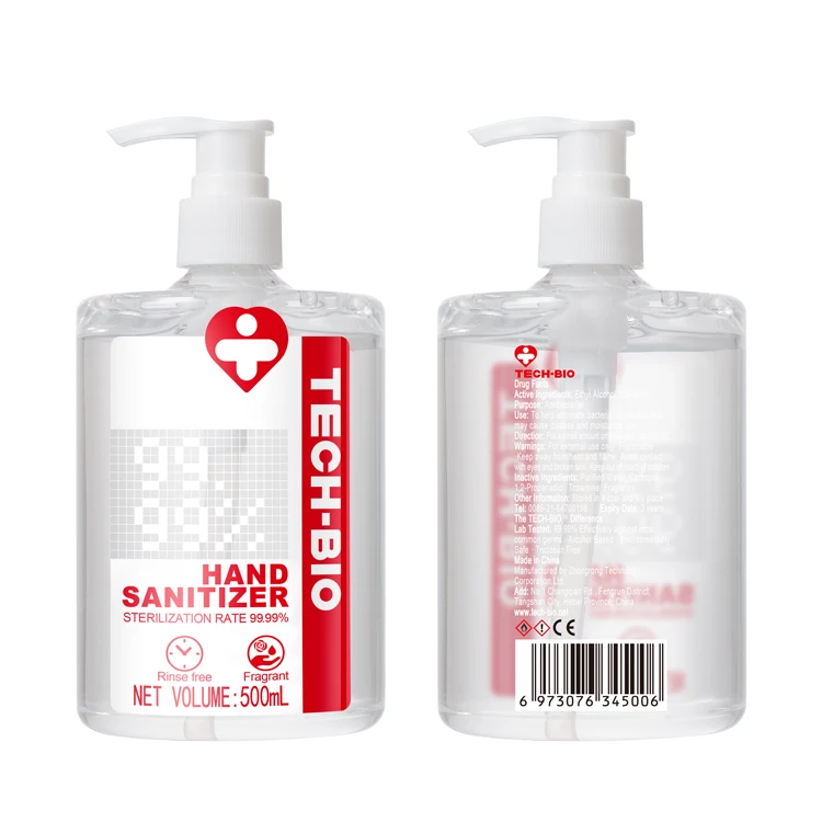 

Hot Sale 500ml Hygienic Antiseptic Dry Hand Sanitiser Wash Gel 30ml MSDS Customized Private Logo Hand Cleaning Basic Cleaning, Transparent liquid