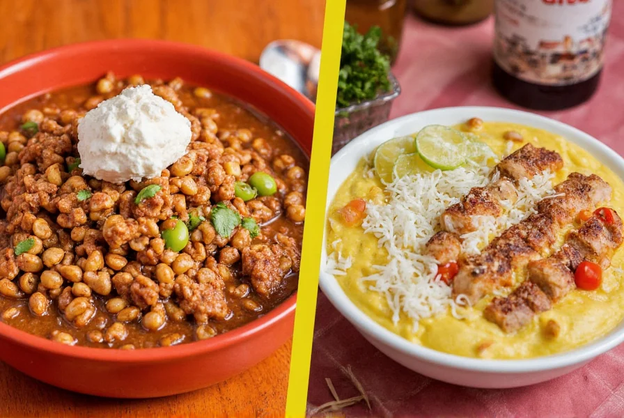 Cajun dishes on a platter