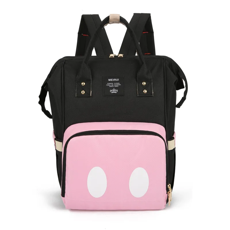 

Wholesale Large Capacity Baby Care Nappy Bag Women Large Mom Mummy Backpack Baby Diaper Bag, Pink, yellow,blue, red, rosered