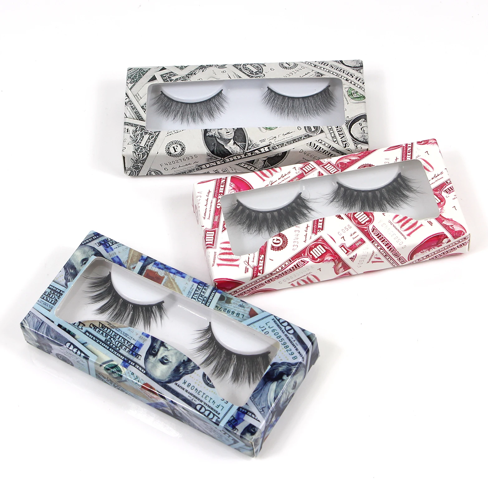 

Luxury Paper Lash Box Money Case Strip Lash Bulk