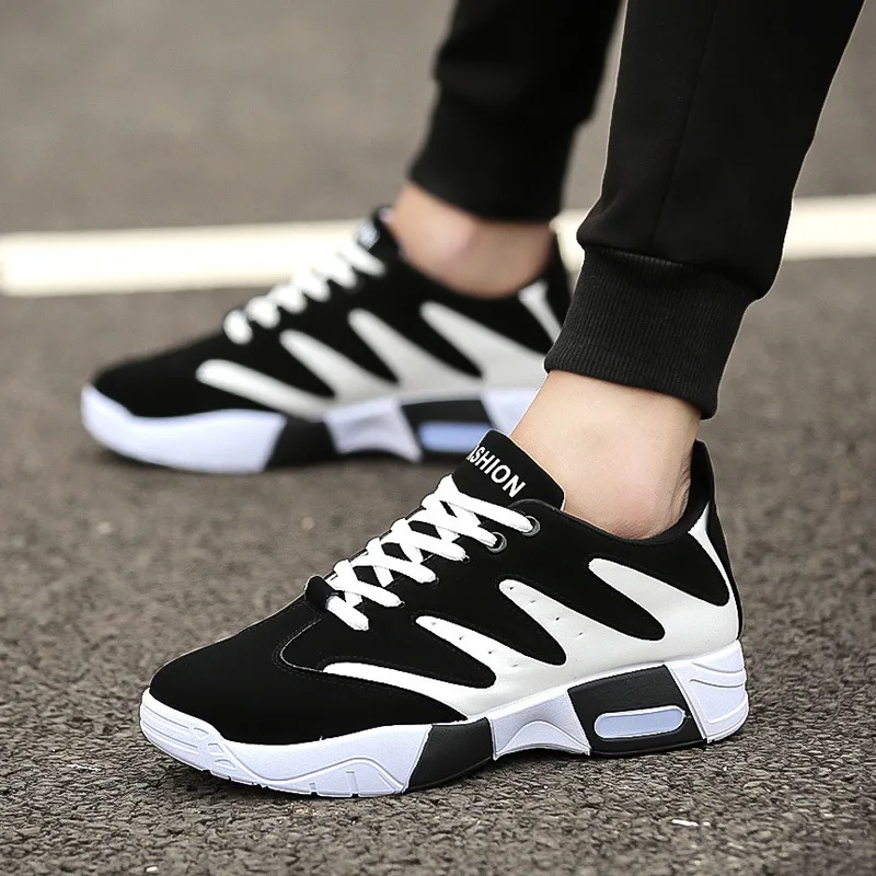 

New Men's Casual Sports Running Shoes Trend Breathable Mens Shoes Sneakers, Black