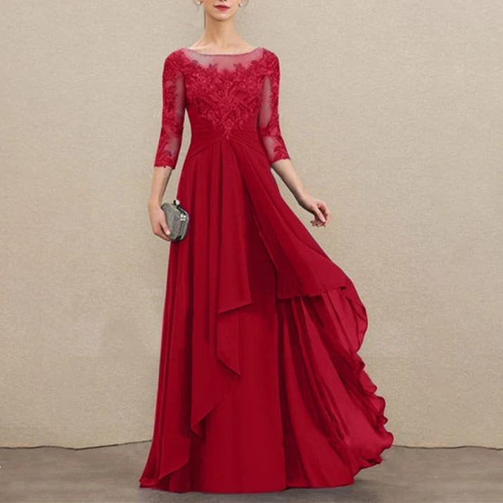 

High Quality Evening Dresses Women Elegant Party Wear Sexy Shoulder Prom Maxi Gowns Bridesmaid Dress, Picture or customized