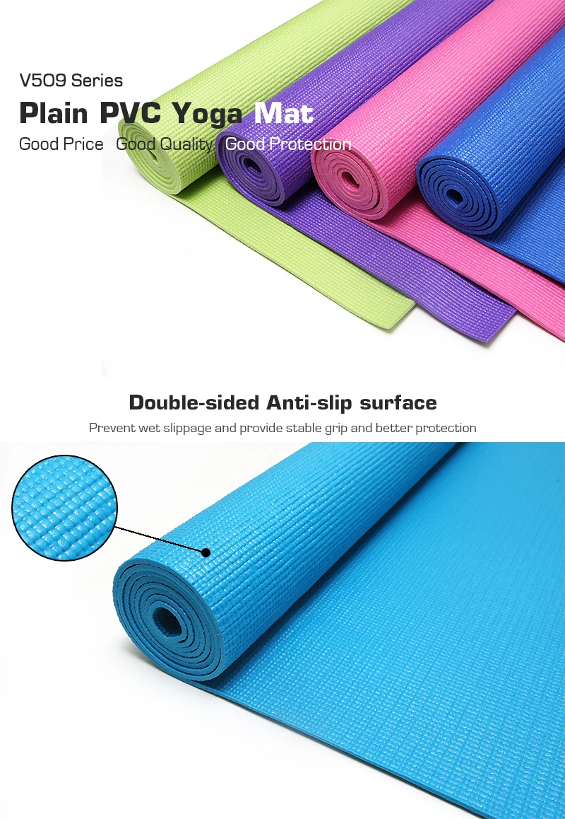 Wholesale Custom Printed Unique Pvc Yoga Mats Eco Friendly Fitness Yoga