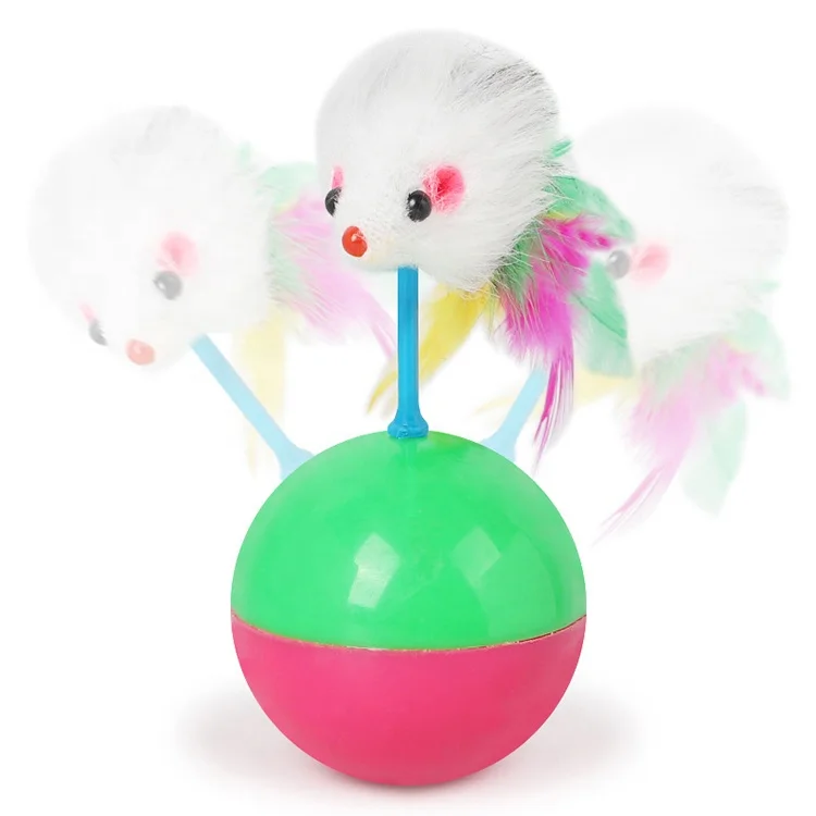 

Amazon Best Seller Interactive Tumbler Ball Cat Toy Mouse, As pictures