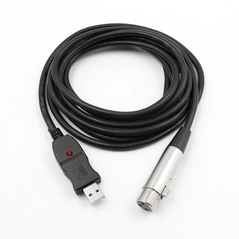 

2019 Hot Sale USB Male To XLR Female Microphone USB MIC Link Cable