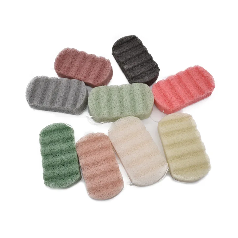 

Konjac Sponge Magic Sponge Beauty 100% 0rganic Charcoal Konjac Body Sponge Facial Cleanser, Customized color