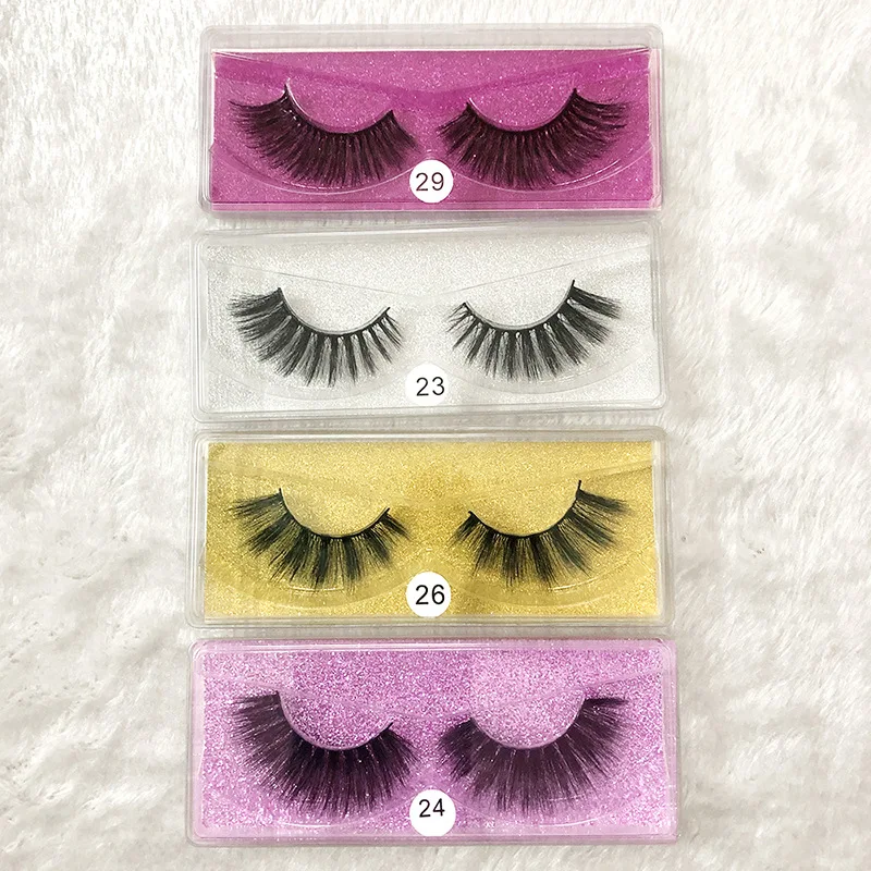 

LASHAP 3D false eyelashes thick full strip lashes with box lashes faux mink eyelashes vendor, Natural black eyelashes