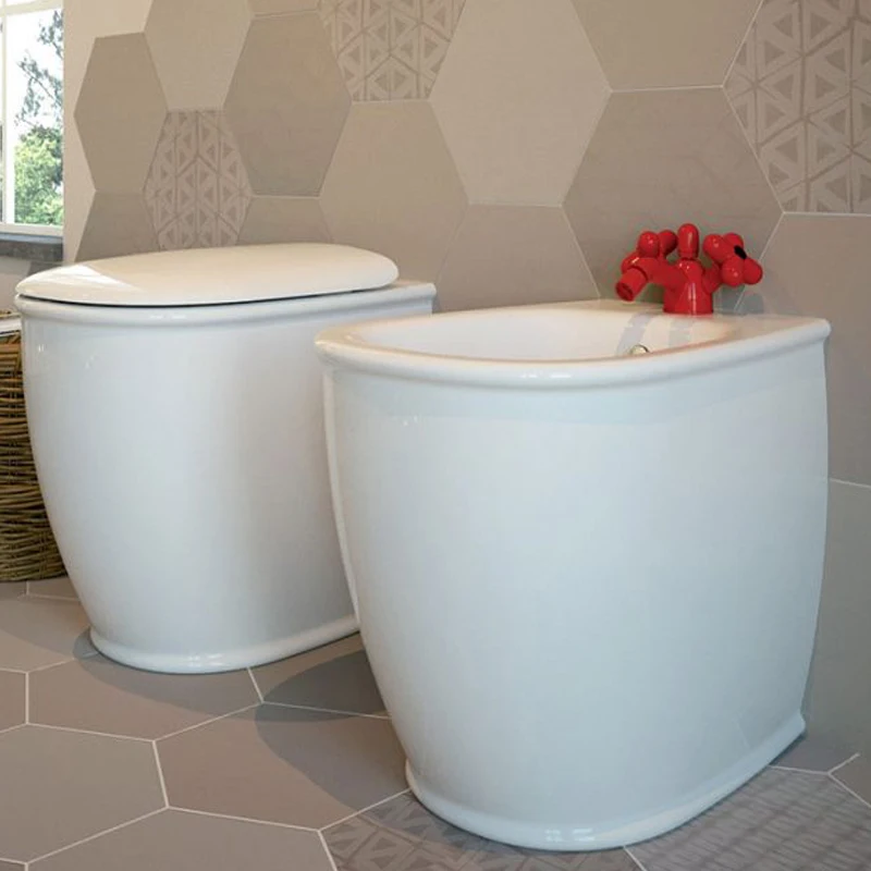 Hardware Sanitary Wall Hung Commode Wc Toilet Wand Closet Pp Seat Cover