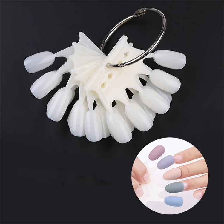 

factory directly wholesale 5 false nail tips display nail gel polish color chart, Picture