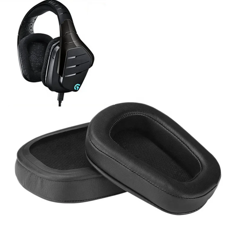 

Factory Price Logitech G633 G933 Headphone earpads with Soft Memory Foam & Mesh Fabric Ear Cushion Pads Cover, Black