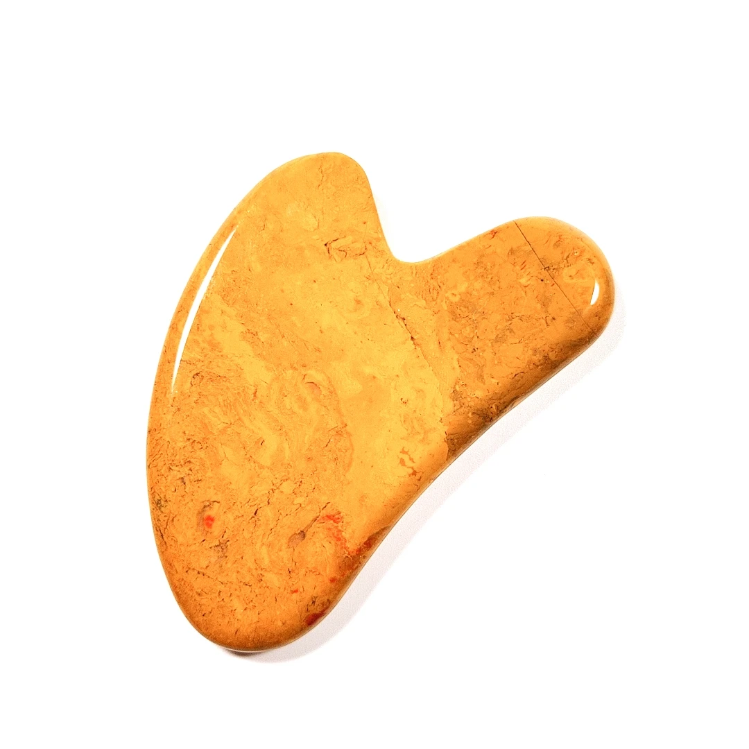 

2021 new arrival heart jade guasha massage stone tools china traditional