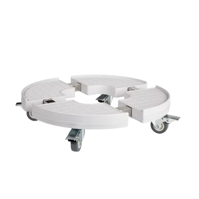 

round bases with a maximum size of 47 x 47 cm for air conditioners, flower pots, Gray