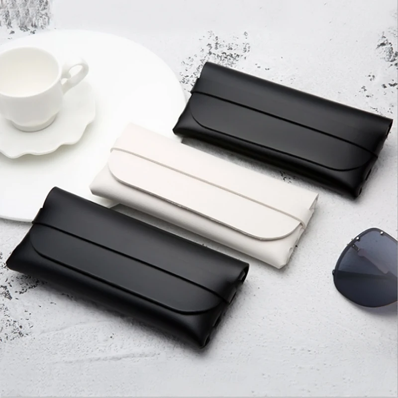 

2022 Fashion Customization Handmade Durable Portable PVC Leather Sunglasses Case Glasses Case