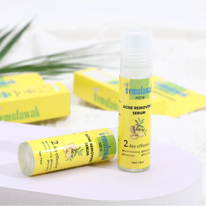 2 Days Effective Temulawak Organic Facial Skin Care Acne Spots Clearing Skin Soothing Scar Fading Anti Acne Serum