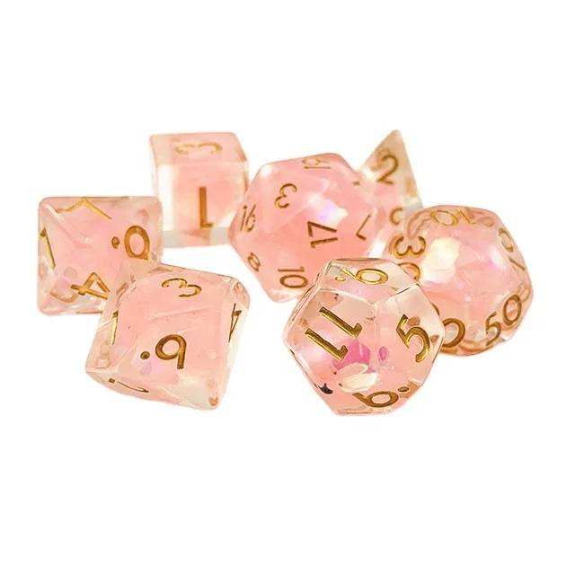 

Custom rpg polyhedral dice set round resin dice