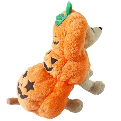 

Funny 3D Pet Pumpkin costume Halloween autumn/winter costume dog clothes
