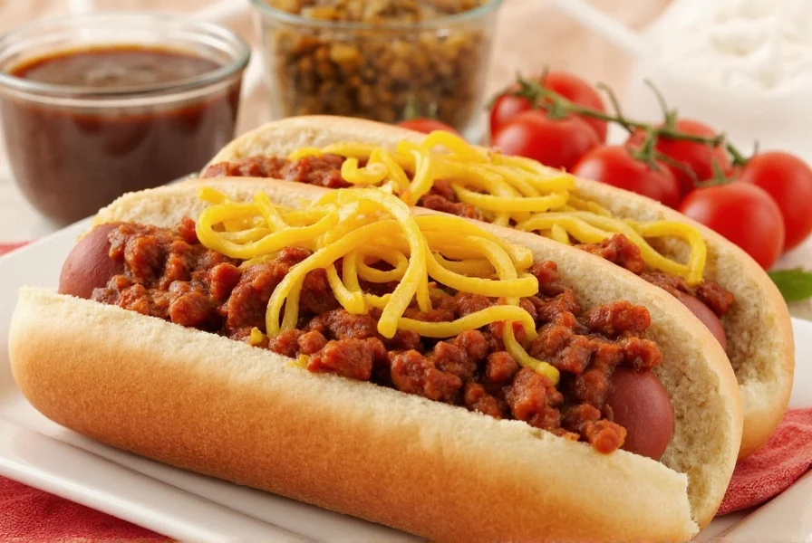 Hot Dogs with Chili