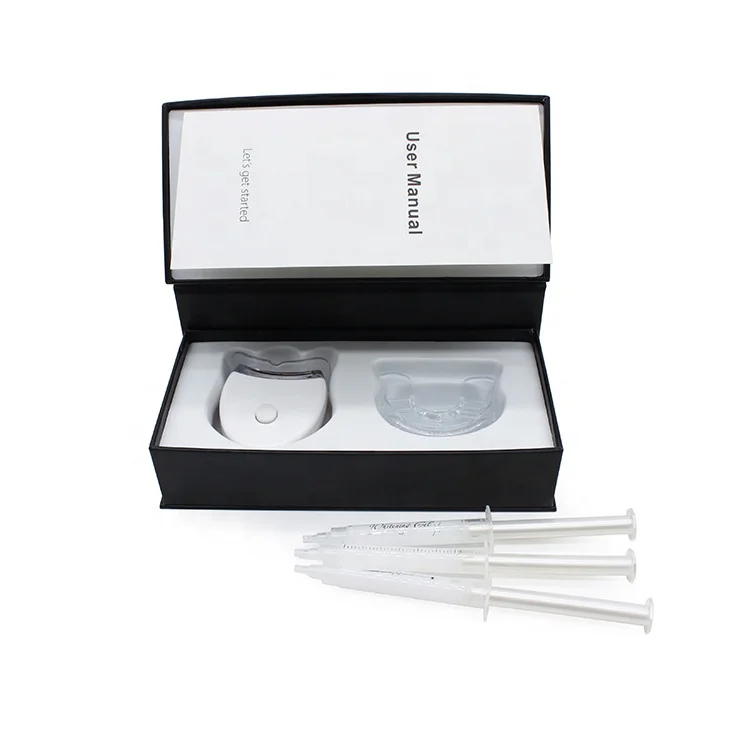 

Private logo non peroxide tooth bleaching system led teeth whitening kit