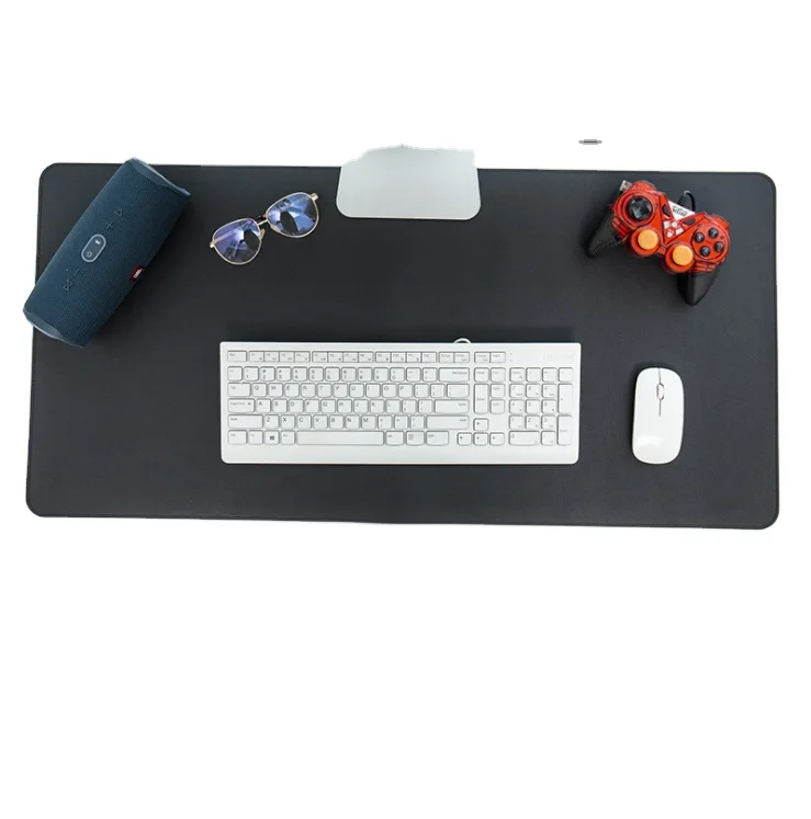 

Double Side Use Waterproof Leather Desk Writing Pad Large Mouse Mat for Office