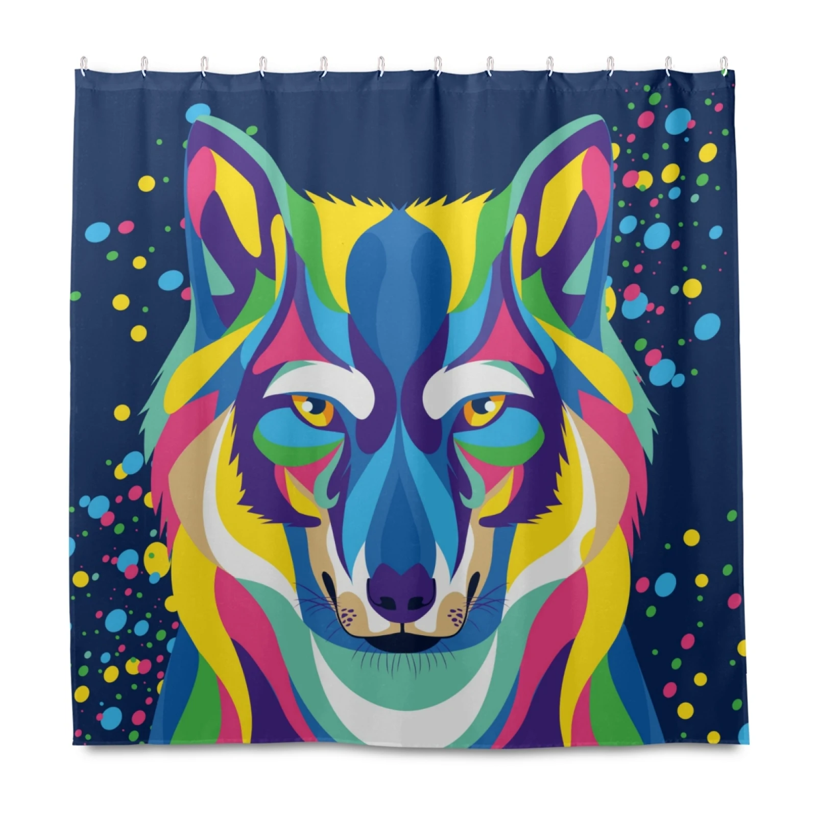 

Shower Curtain Set Bathroom Waterproof Colorful Funny with Standard Size 72*72inch customs logo for sale, Customized color