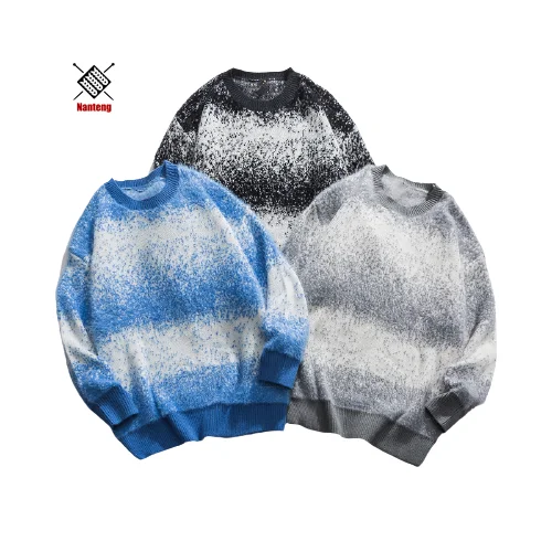 

Custom Wholesale Fashion 3 Color Warm Crewneck Winter Mens Pullover Sweater