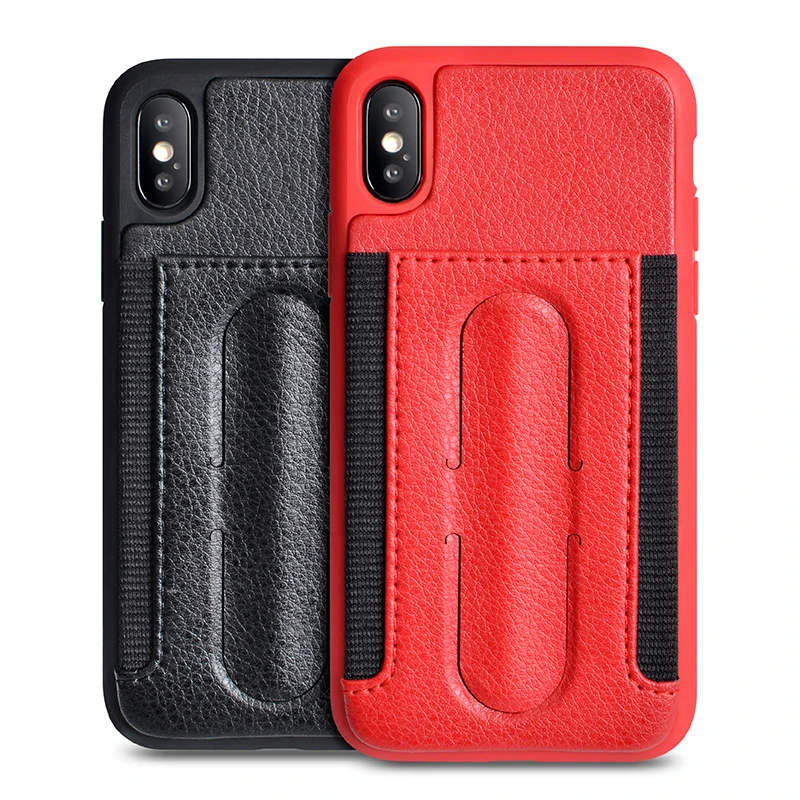 

PULOKA Guangzhou Leather Card Slot Cell Phone Covers Case Stand Mobile Shell for Iphone