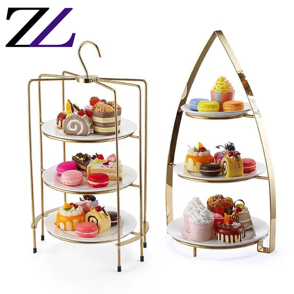 Wedding Events Party Ceramic Round Plates Tea Cup Cake Display Holder Stand Rack Modern Gold Afternoon High Tea Stand 3 Tier Buy Afternoon Tea Stand 3 Tier Tea Cup Holder Stand Rack Modern Afternoon Tea